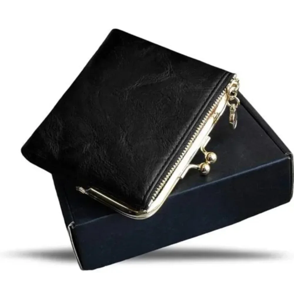 Womens Wallet Small Rfid Ladies Compact Bifold Leather Vintage Coin Purse